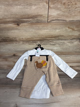 NEW Child of Mine 'My First Thanksgiving' 2pc Set White sz 0-3m