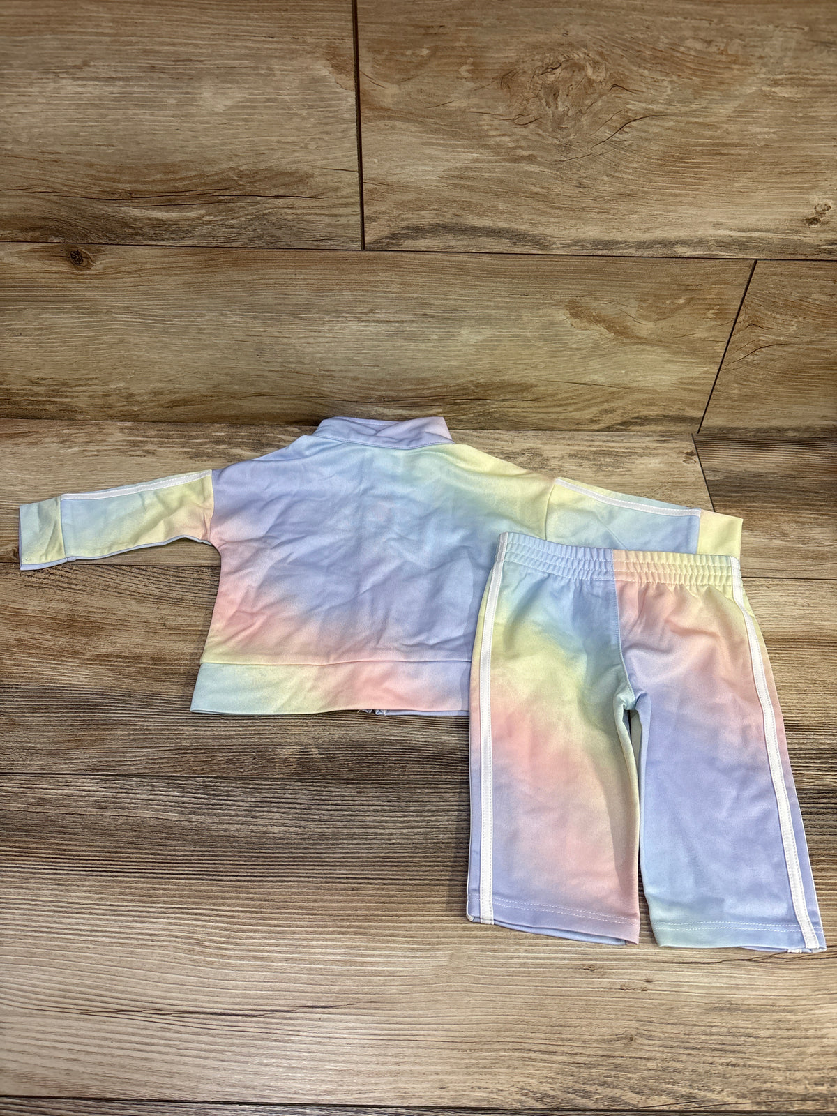 Adidas 2pc Tracksuit Rainbow sz 3m