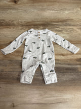 Carter's Henley Coverall Grey sz Newborn