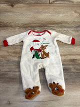Rudolph The Red Nose Reindeer Plush My First Christmas Sleeper Ivory sz 3m