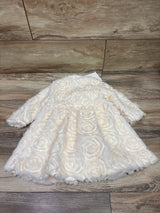 NEW Blueberi Boulevard Rosette Dress Coat Ivory sz 18m