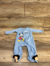 Disney Baby Mickey Mouse Sleeper Blue sz 3/6m