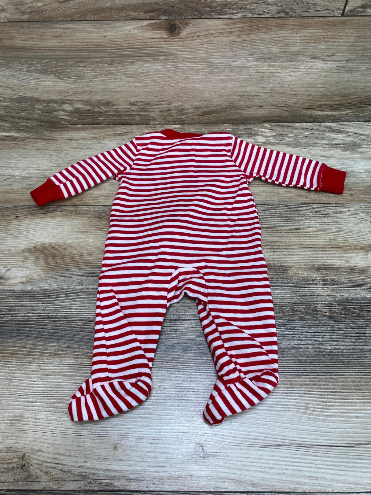 Carter's Striped Reindeer Sleeper Red sz 3m