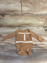 Old Navy Football Bodysuit Brown sz 0-3m