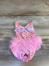 Wonder Nation 1pc Mermaid Tutu Swimsuit Pink sz 2T
