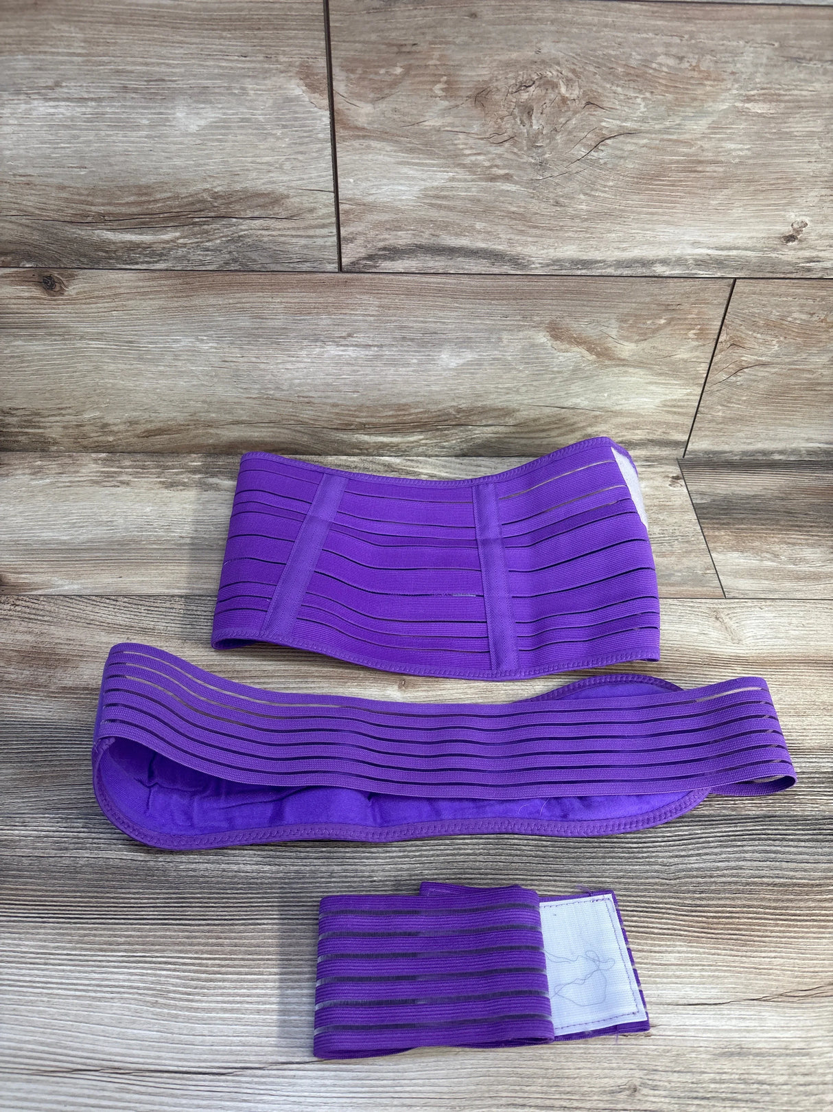 Comfy Mom 3-in-1 Pregnancy Belly Band, Purple sz Large