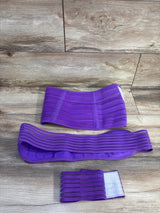 Comfy Mom 3-in-1 Pregnancy Belly Band, Purple sz Large