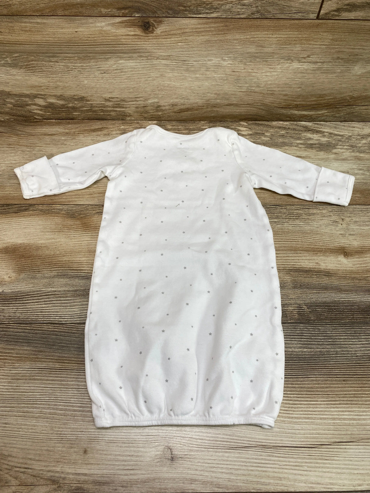 Little Me Star Print Gown White sz 0-3m