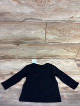 NEW Cat & Jack Long Sleeve Shirt Black sz 12m