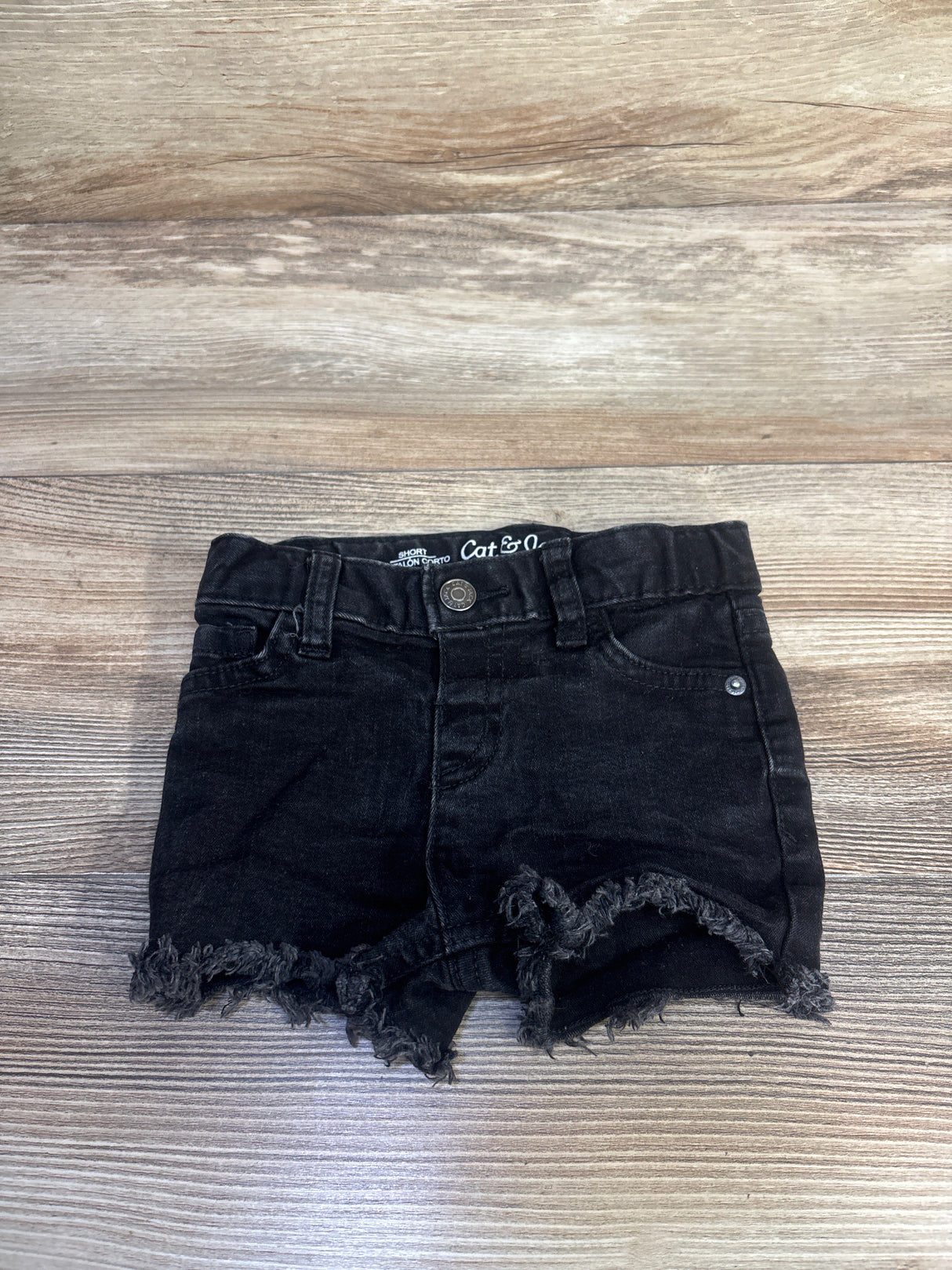 Cat & Jack Denim Shorts Black sz 12m