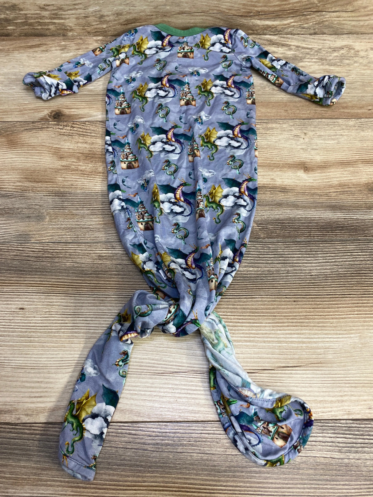 Laree + Co Dragon Knotted Gown Grey sz 0-3m