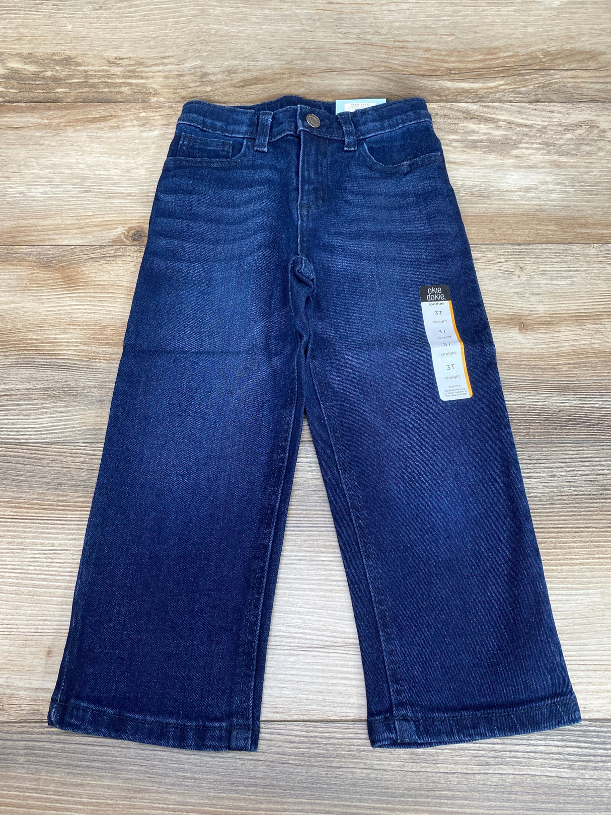 NEW Okie Dokie Dark Wash Straight Jeans sz 3T