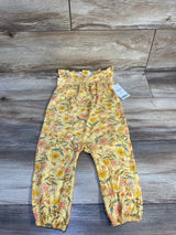 NEW Carter's Floral Jumpsuit Yellow sz 12m