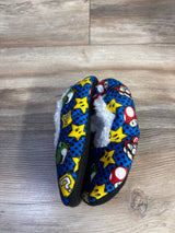 NEW Super Mario Slippers Blue sz 8-10c