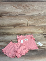 NEW Cloud Island 2pc Shirt & Shorts Set Pink sz 18m