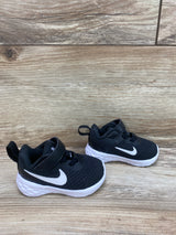 Nike Revolution 6 TD 'Black White' Sneakers sz 2c