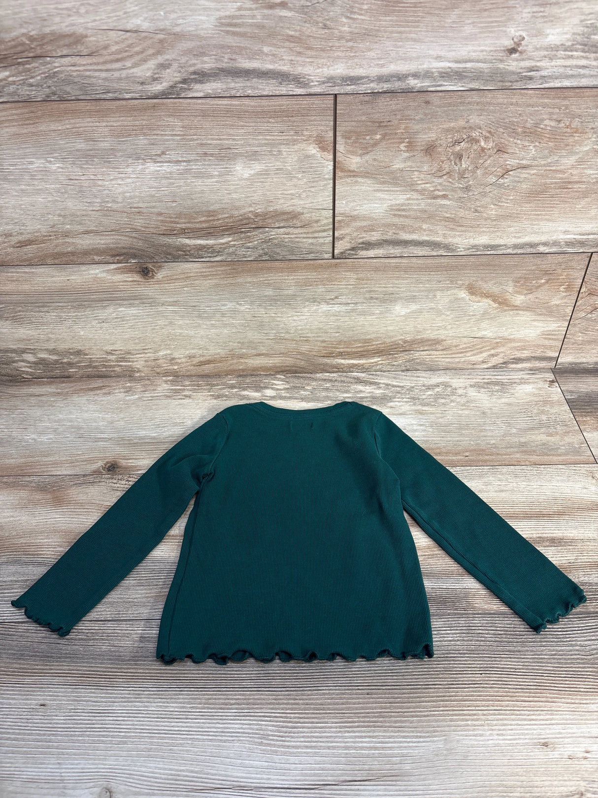 Gymboree Long Sleeve Lettuce Trim Shirt Green sz 2T