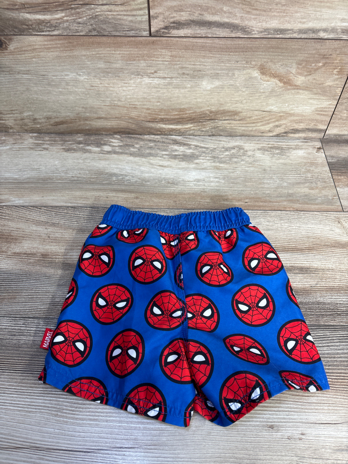 Disney Store Marvel Spider-Man Swim Trunks Blue sz 3T