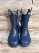 Crocs Handle-It Rain Boots Navy sz 2Y - Me n Mommy To Be