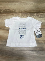 NEW Tiny Turnip New York Yankees Judge Shirt White sz 6m