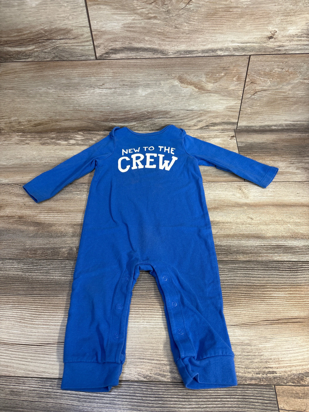 Cat & Jack New To The Crew Coverall Blue sz 6-9m