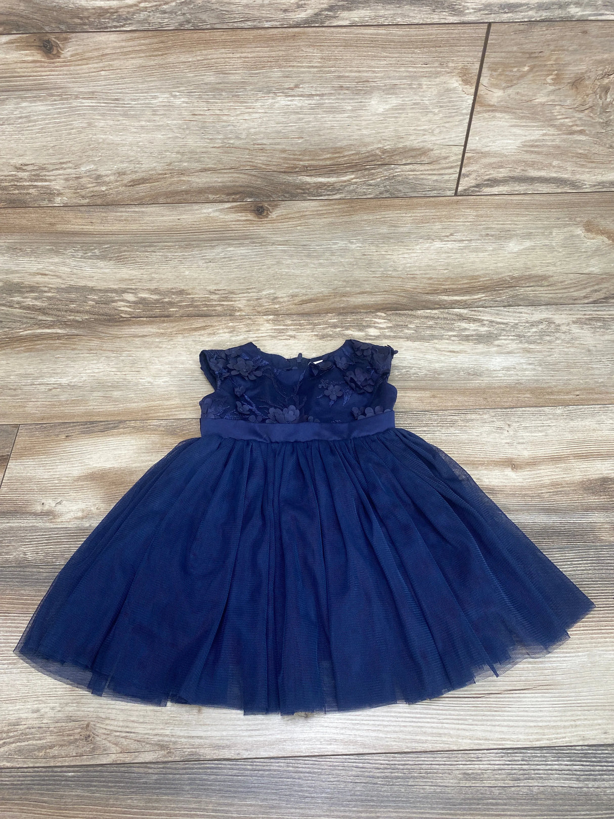 Popatu Tulle Floral Dress Navy sz 18m