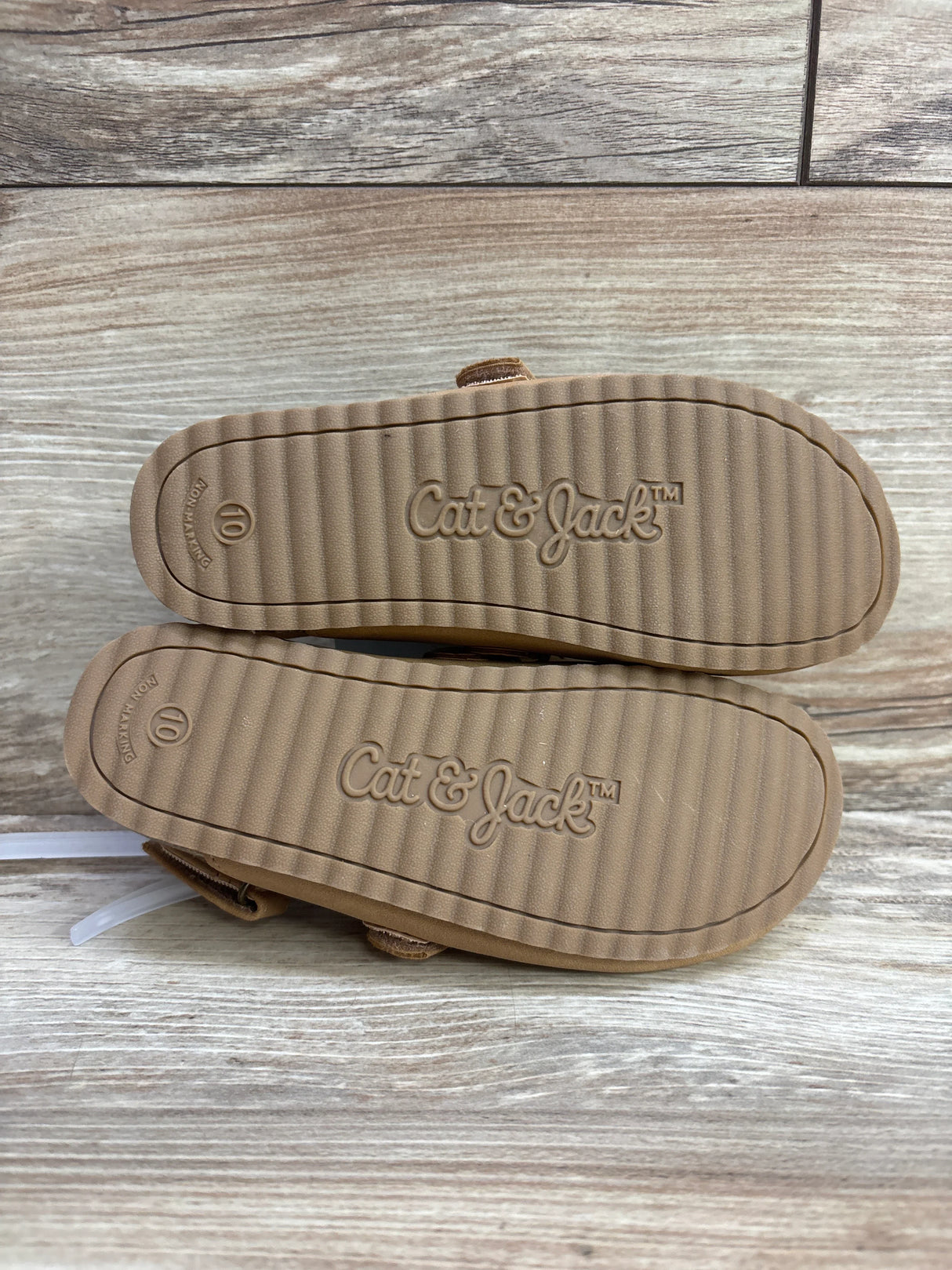 NEW Cat & Jack Marley Suede Clogs Tan sz 10c