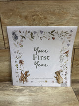 NEW Bibi & Beau Baby's First Year Memory & 1st Year Calendar with 100 Stickers
