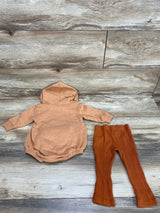 Disney Baby The Lion King Simba Bombay Brown Hooded Bodysuit and Pants Set sz 6/9m