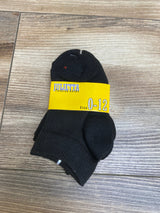 NEW Julietta 3pk Solid Socks Black sz 0-12