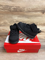 NEW Nike Court Borough Mid TD 'Triple Black' Sneakers sz 5c