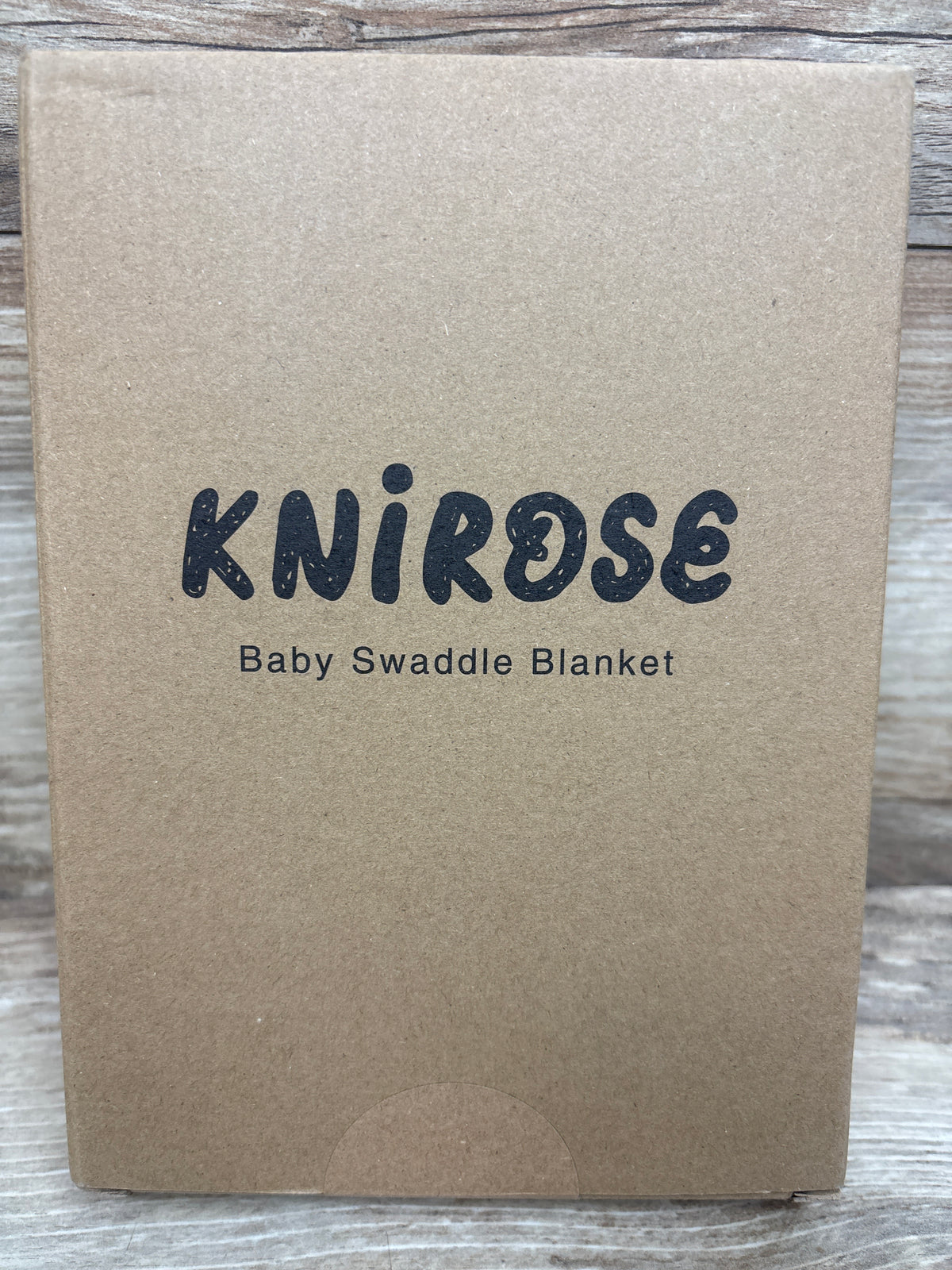 NEW Knirose Premium Soft Cotton Baby Swaddle Blanket in Button PeachPink sz 0-3m