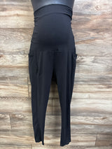 Maternity Ruched Over-Belly Leggings Black sz XXL