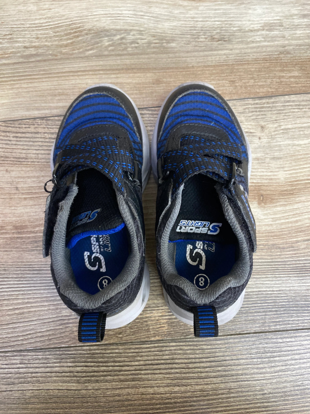 Sketchers S Sport Craig Light-Up Sneakers Grey sz 8c