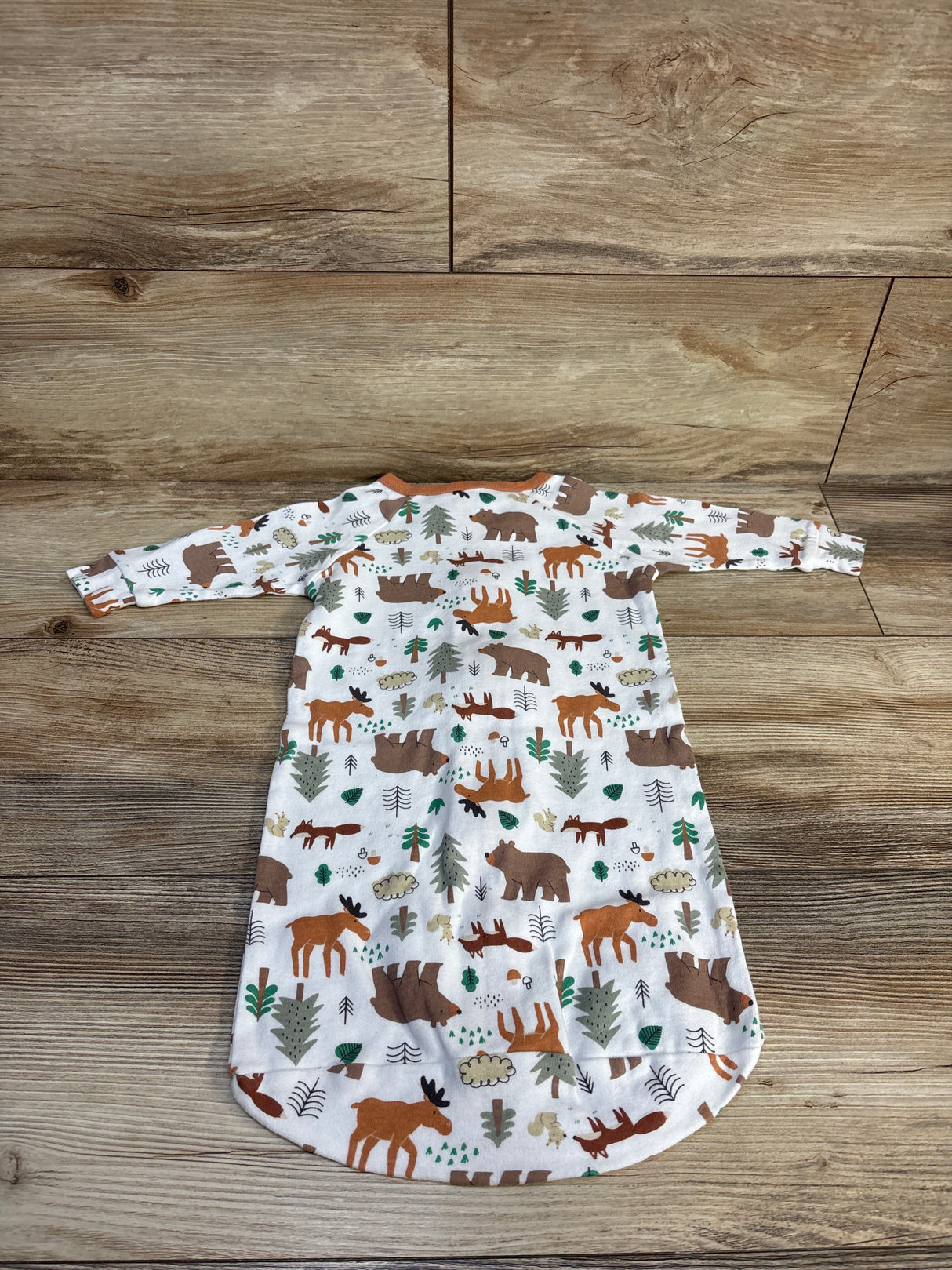 The Peanutshell Animal Print Sleeper White sz 0-3m