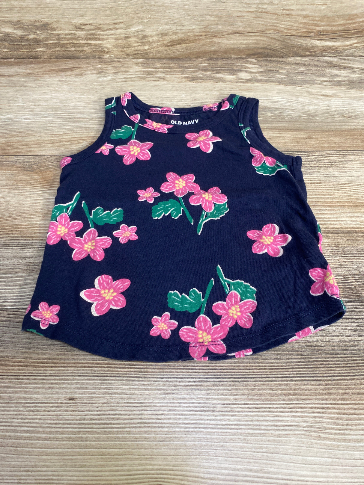 Old Navy Floral Tank Top Navy sz 2T