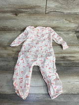 Cat & Jack Floral Smocked Coverall Pink sz 18m