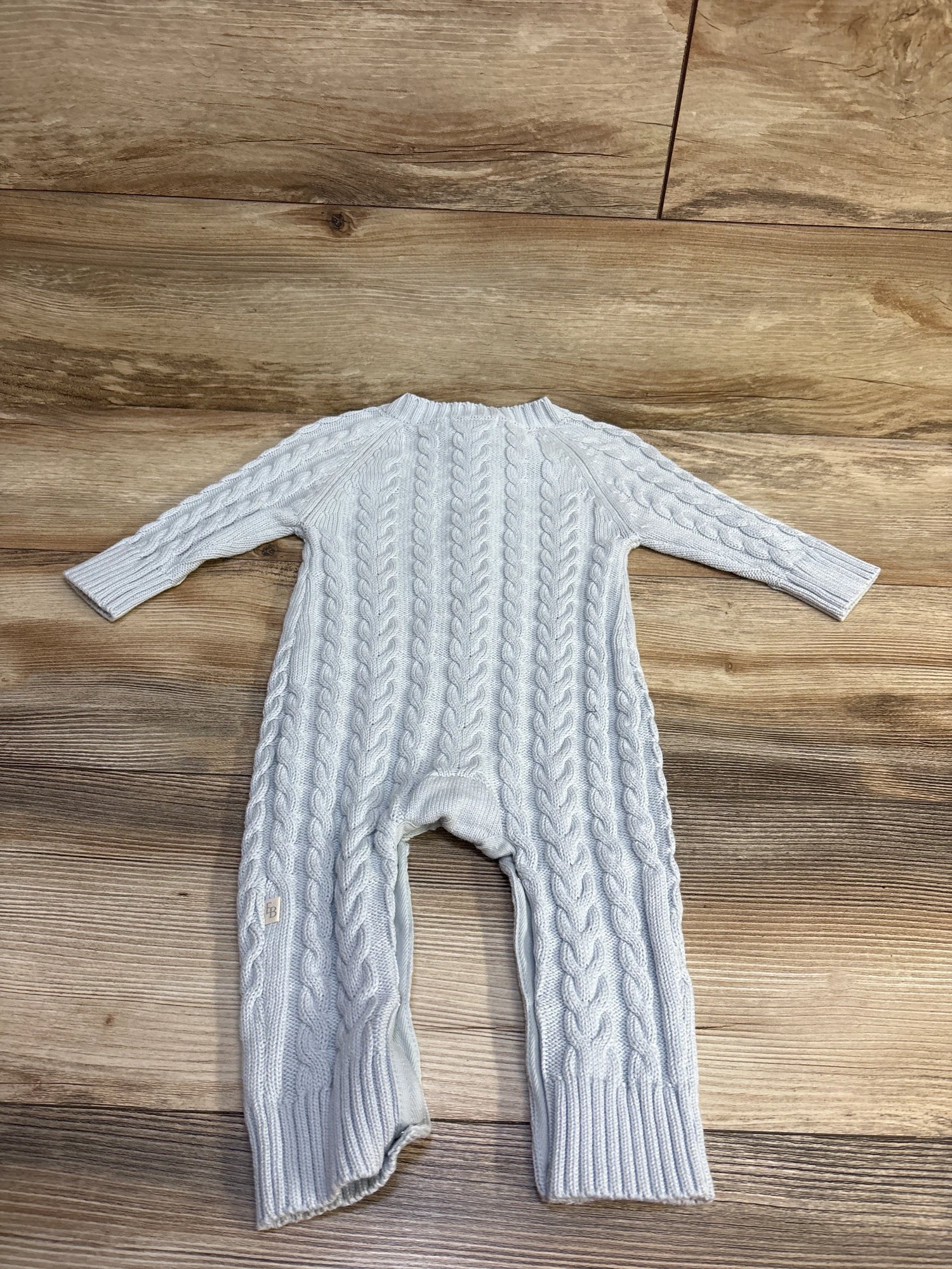 NEW Elegant Baby Cable Knit Coverall Blue sz 6-9m