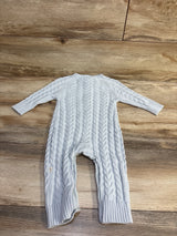NEW Elegant Baby Cable Knit Coverall Blue sz 6-9m