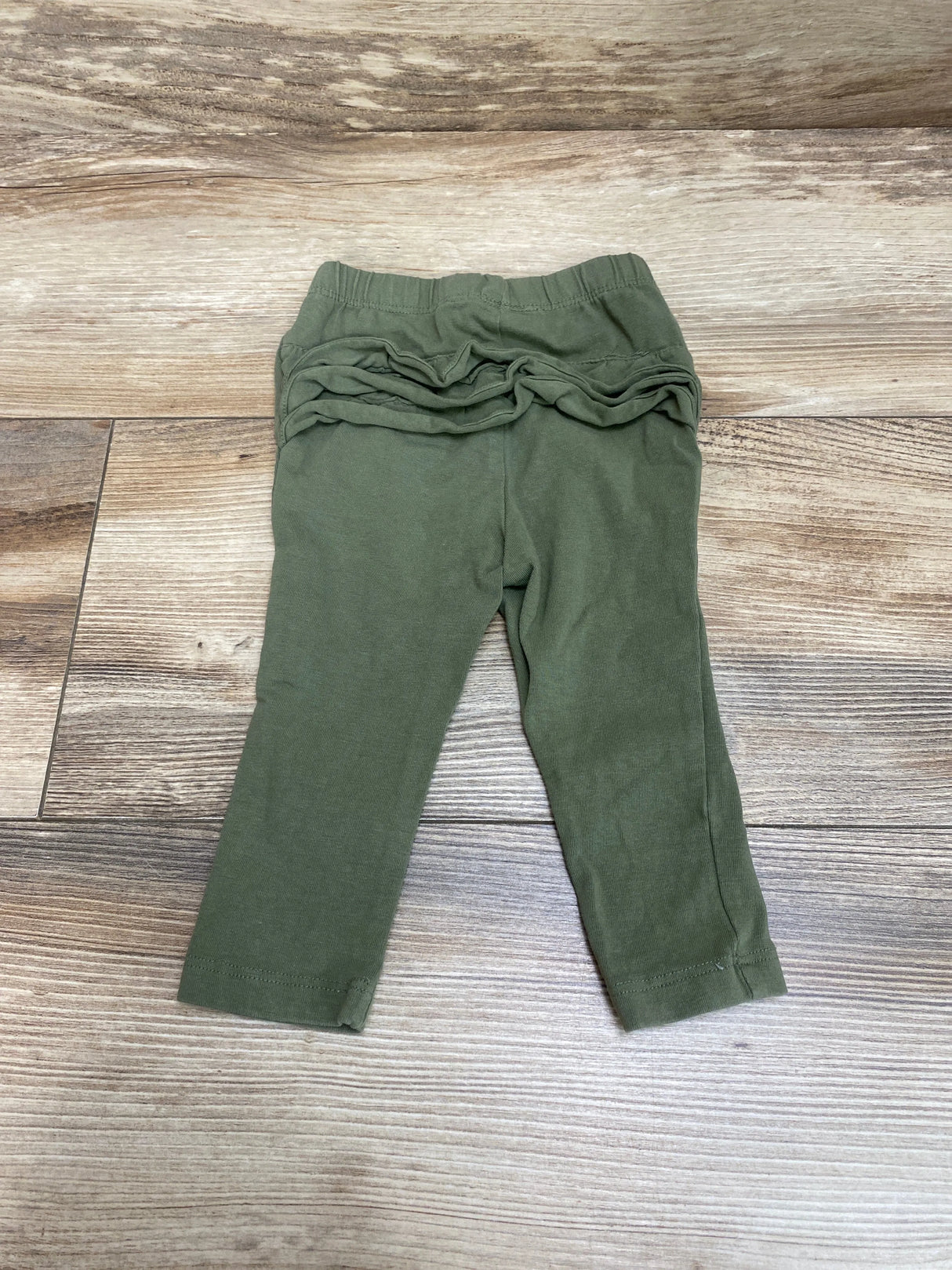 Old Navy Ruffle Leggings Green sz 6-12m