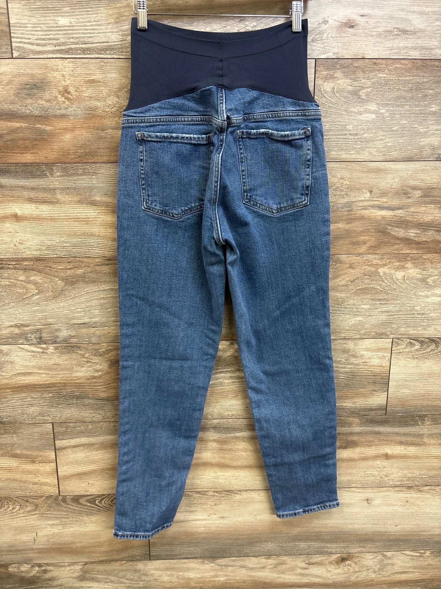 Old Navy Maternity Full Panel O.G. Straight Jeans Blue sz Large (10 Long)