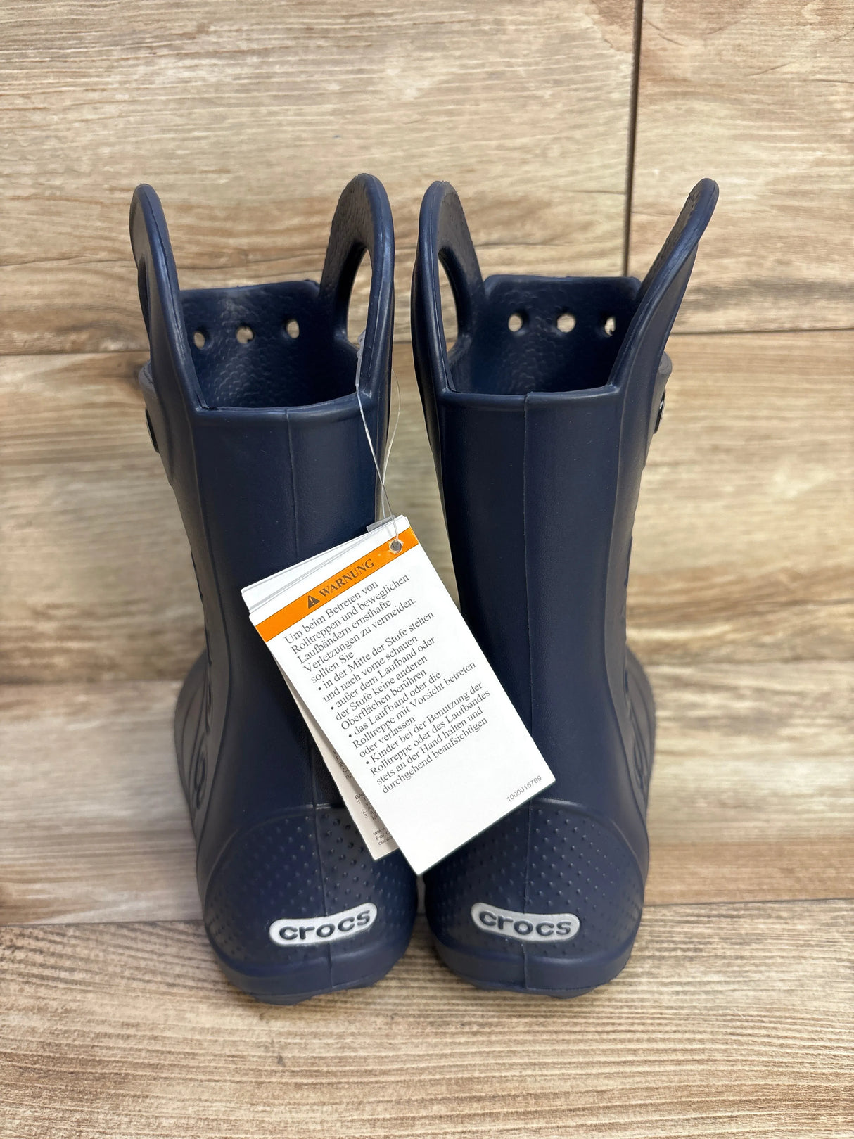 Crocs Handle-It Rain Boots Navy sz 2Y - Me n Mommy To Be