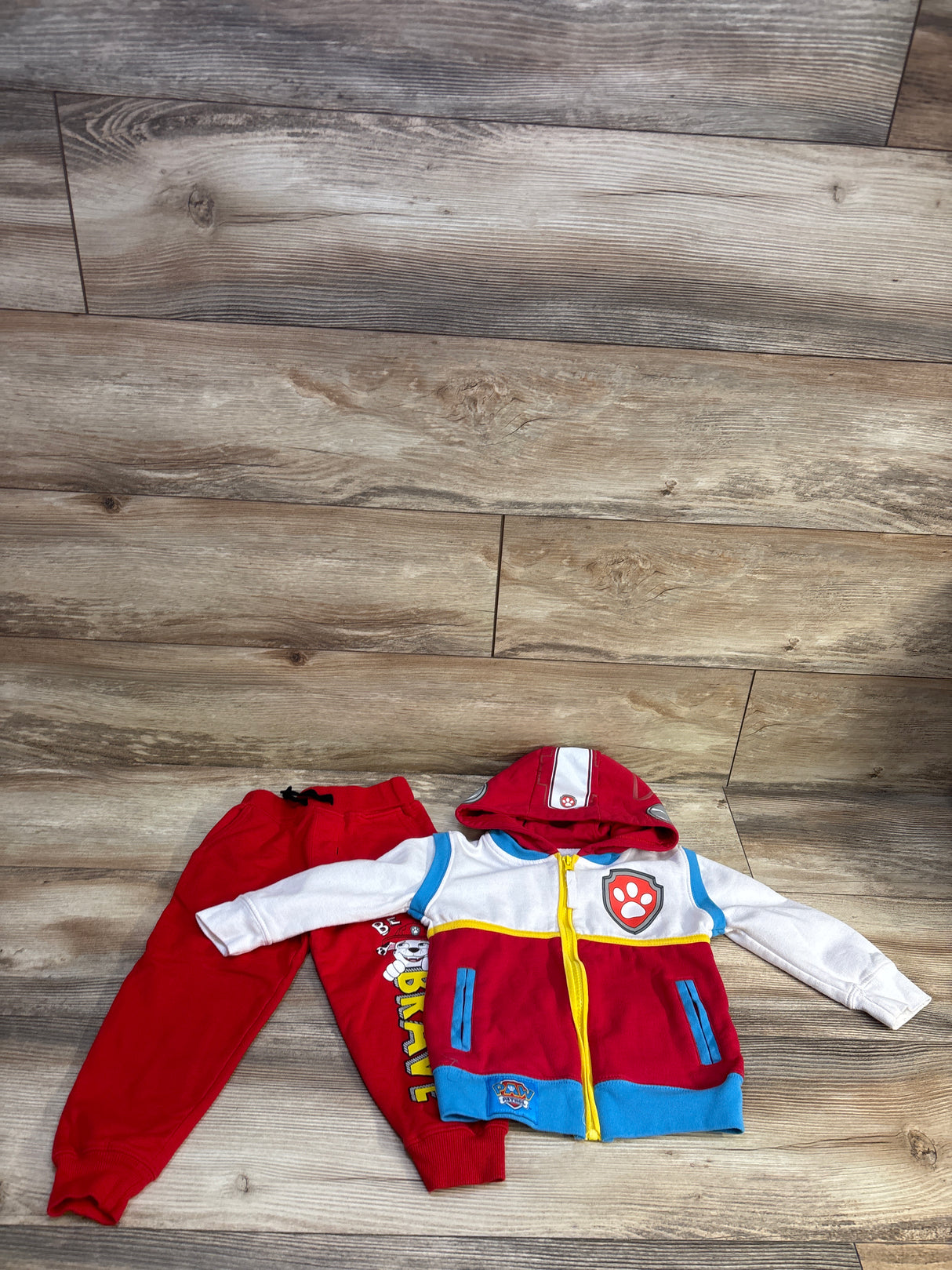 Nickelodeon PAW Patrol 2pc Ryder Hoodie & Joggers Set White sz 3T