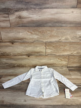 NEW Cat & Jack Button Up Dress Shirt White sz 5T