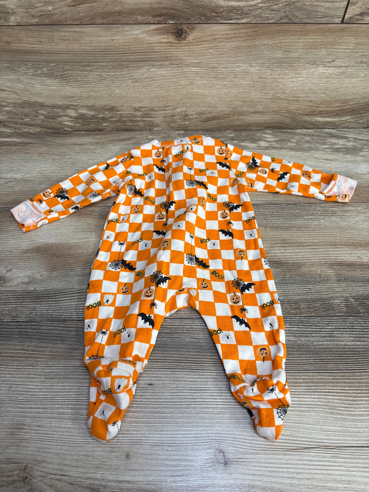 Old Navy Halloween Sleeper Orange sz 0-3m