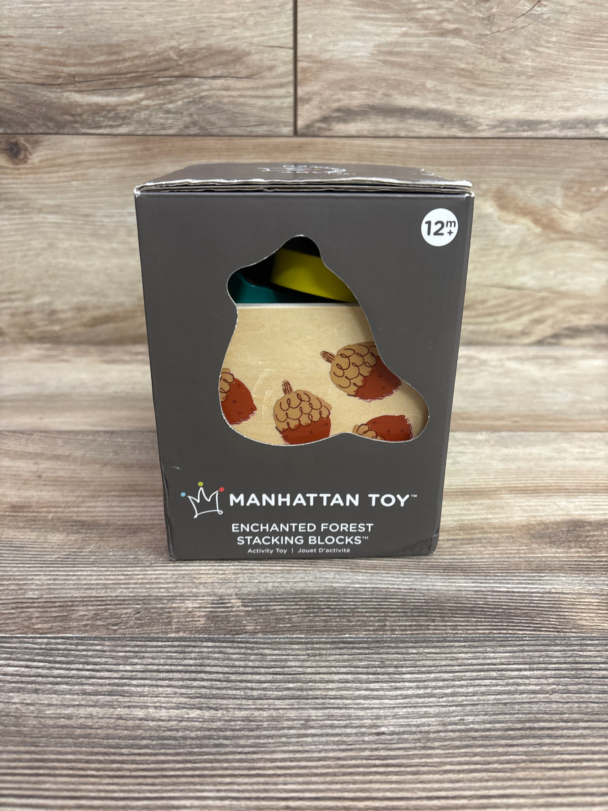 Manhattan Toys Wooden Enchanted Forest Stacking Blocks 12pc