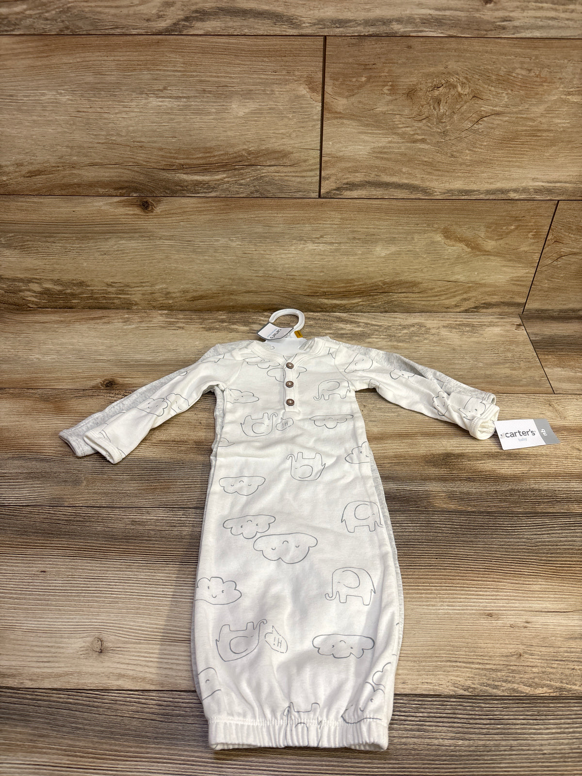 NEW Carter's 2pk Sleep Gowns White sz Newborn