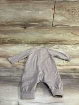 Shein Henley Coverall Brown sz 1-3m