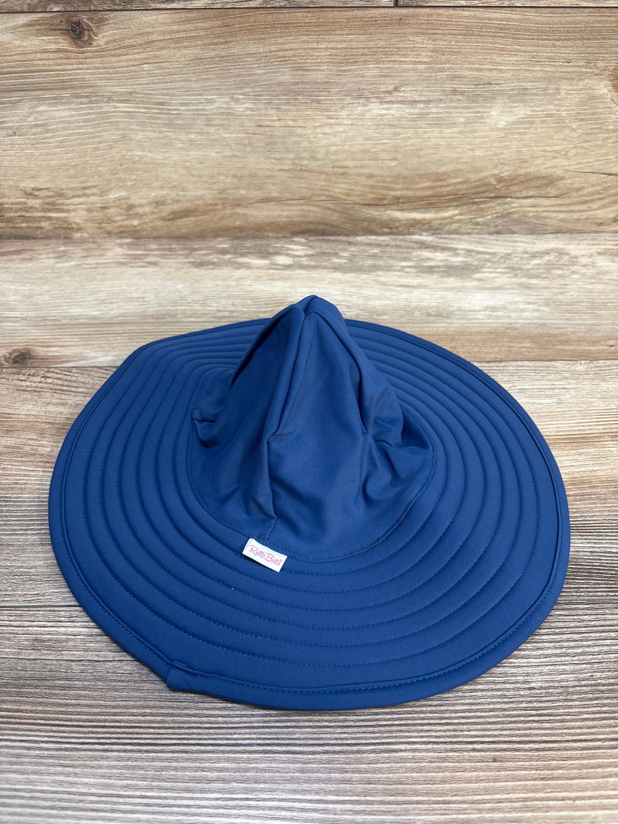 Ruffle Butts Swim Hat Blue sz 12m-2T