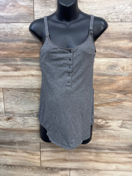 Gilligan & O'Malley Clip Down Nursing Cami Grey sz Medium - Me n Mommy To Be